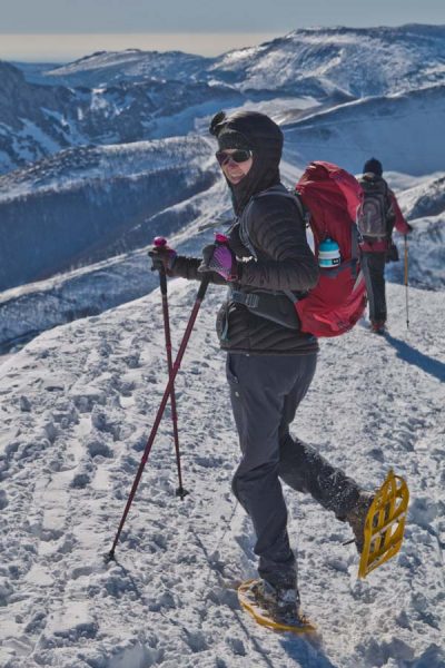 Snow shoeing